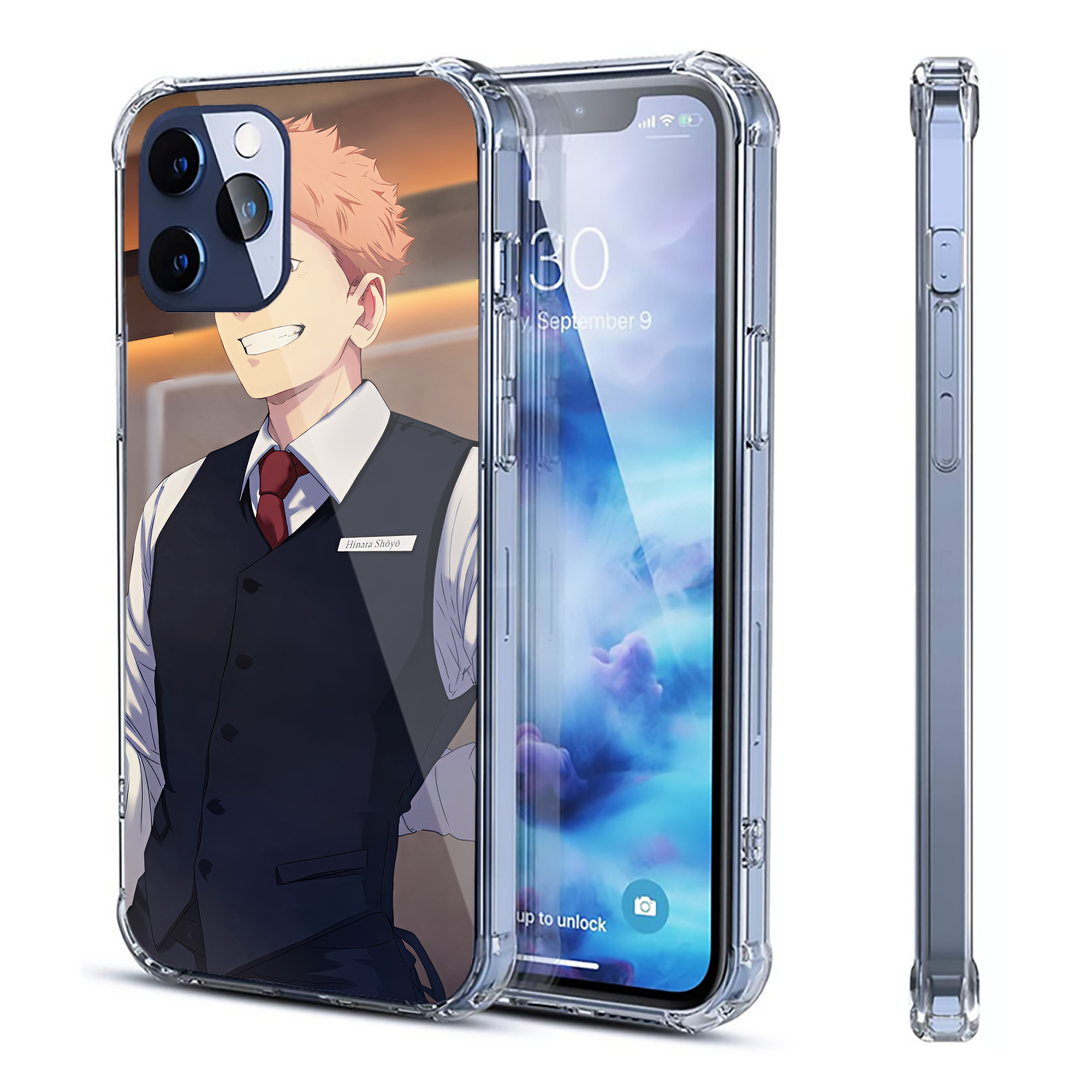 （画像用） ハイキュー!! Haikyu!! 【iPhone 12シリーズ対応】透明スマホケース（クリアソフトケース）